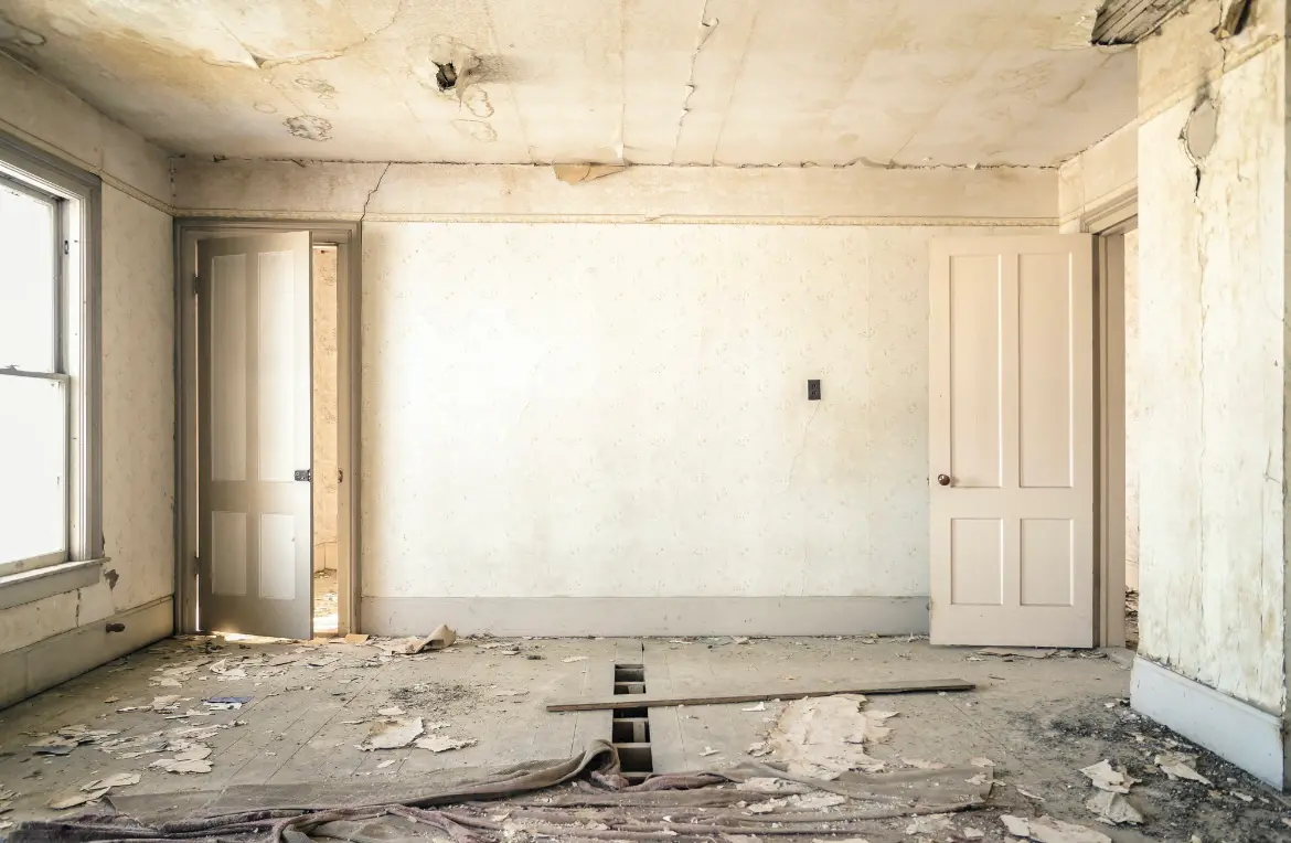 Waste disposal crew managing a cleanout project in Cabot